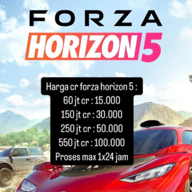 Jual CR Forza Horizon 5