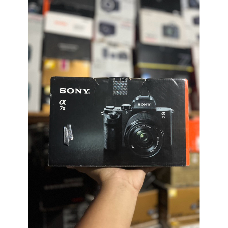 box kamera mirrolles sony alpa7mark 2 sony a72