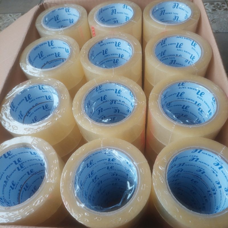 

lakban bening 45x100 yard full bukan kw-kw