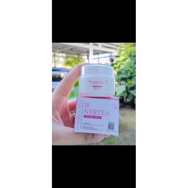 SunscreenNyrtea/SPF30/menghilangkanFlekhitam/mencerahkanKulit/SPF 30/Bruntusan/HalalBPOM/mengatasiJe