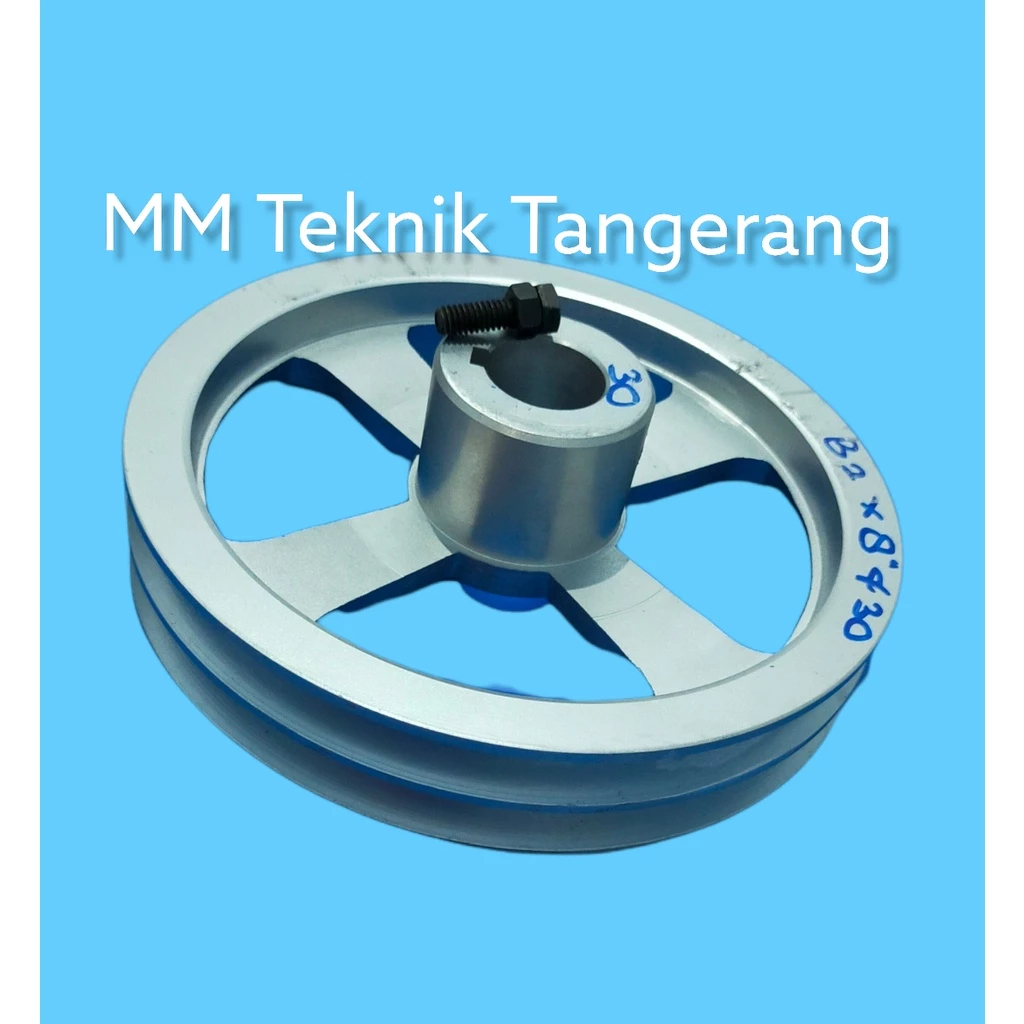 Pulley B2 x 8 inchi Alumunium
