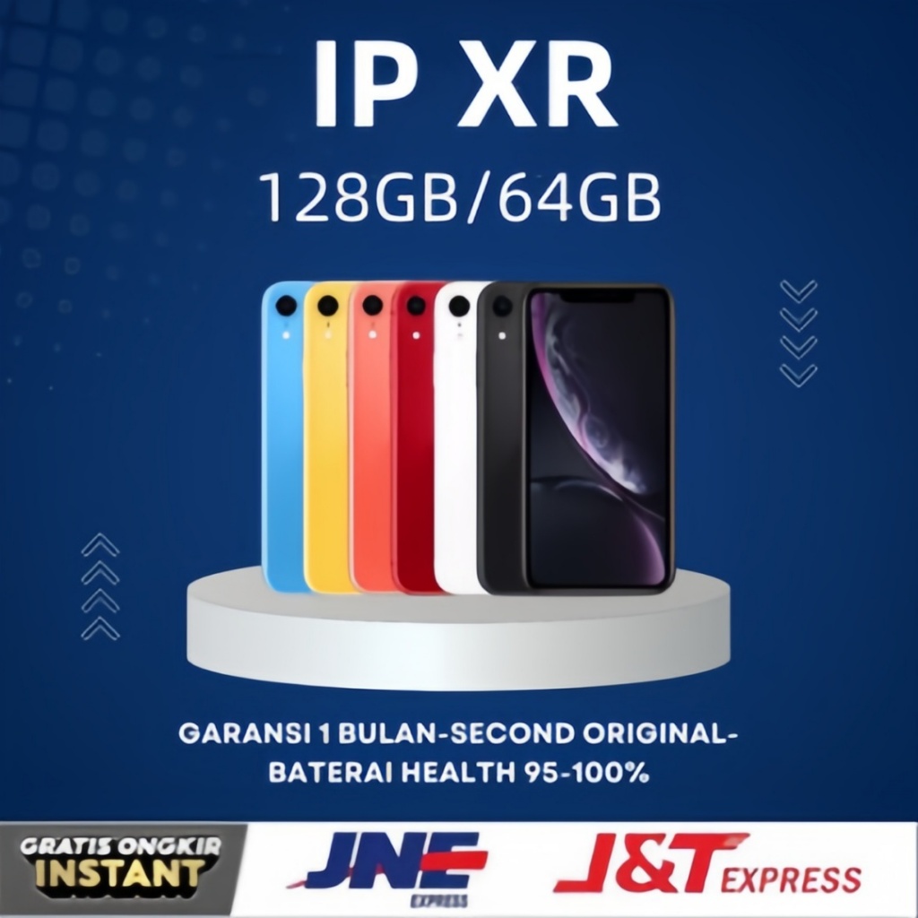 IPHONE XR 256GB 128GB 64GB SECOND Original 100% Second inter  Fullset