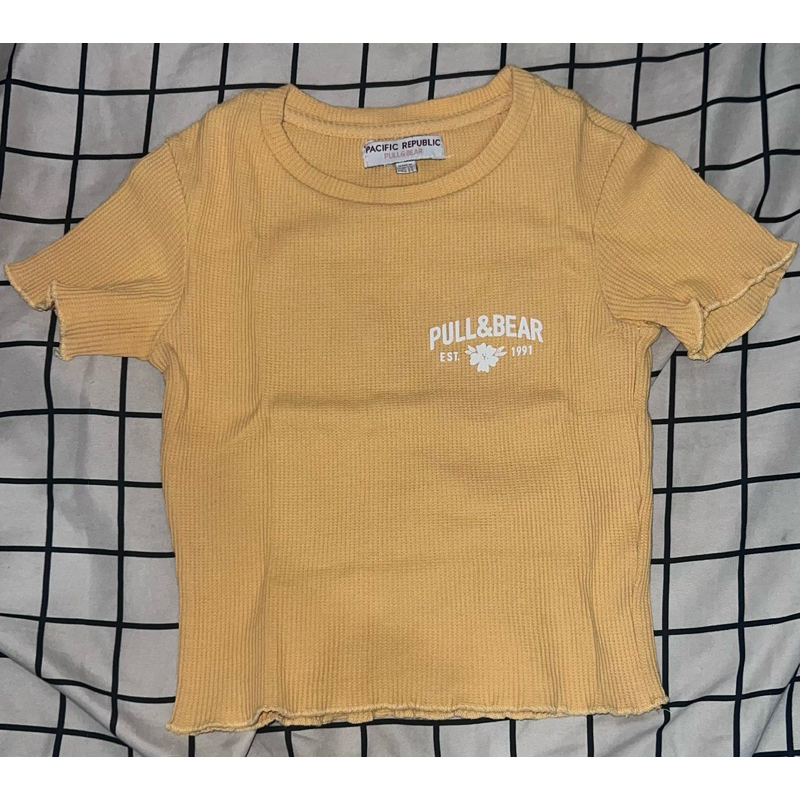 crop tee crop top pull n bear pull&bear