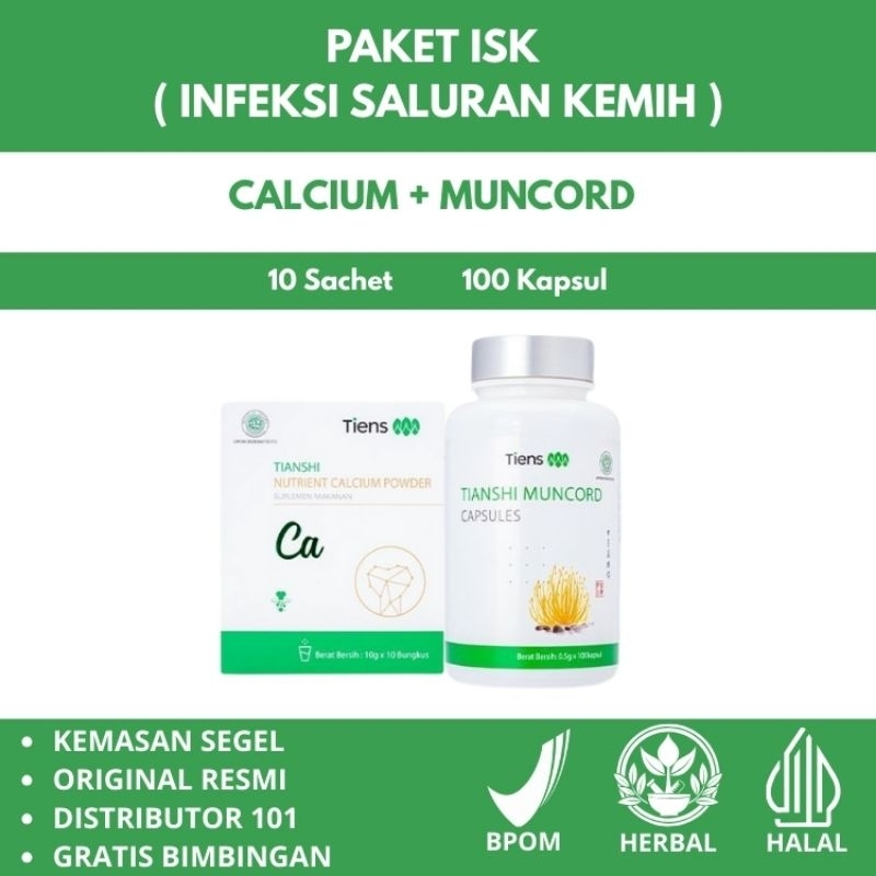 [Herbal China] Paket ISK (Infeksi Saluran Kemih) Tiens 2 Produk Full Segel obat infeksi kemih