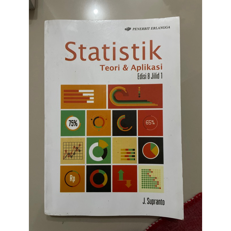 (PRELOVED) buku statistik - J. Supranto