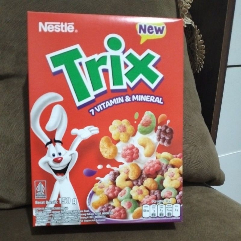

NESTLE TRIX NEW SEREAL CEREAL RASA BUAH DENGAN 7 VIT DAN MINERAL