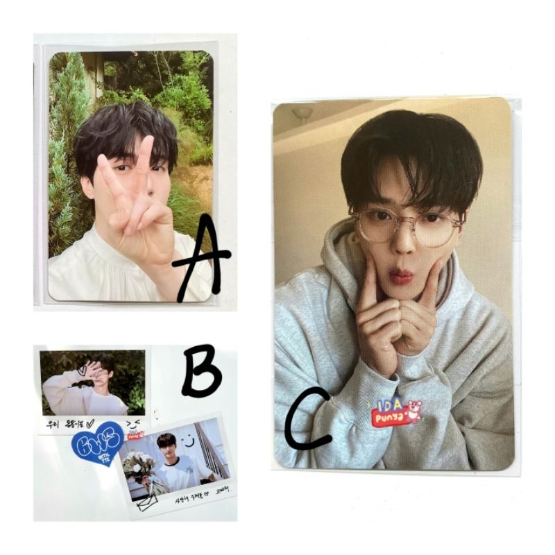 wts photocard pc polaroid official songkang sg23 2023 season greetings pob hoodie tc wongdook missin