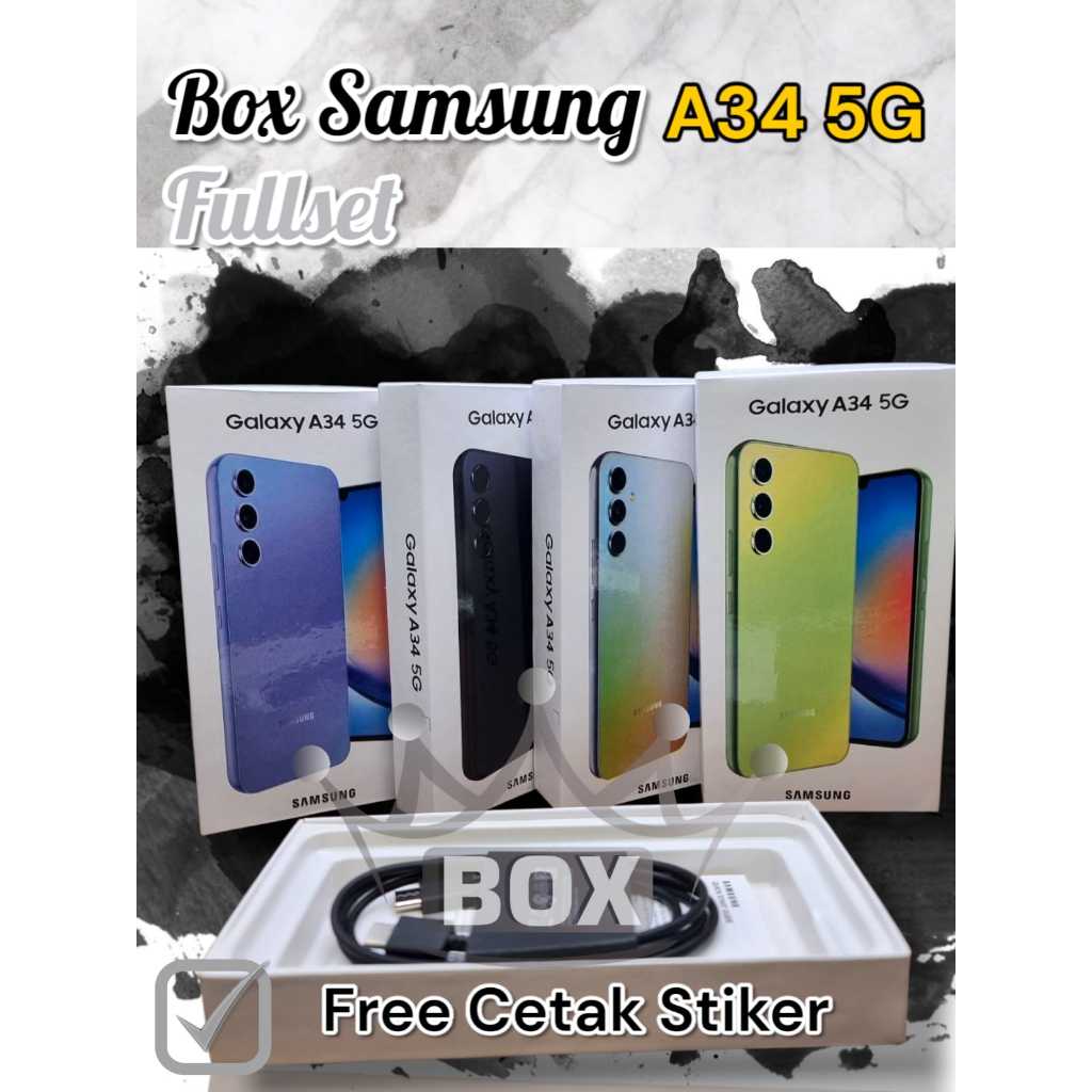 DUS BOX SAMSUNG GALAXY A34 FULLSET -BOX SAMSUNG