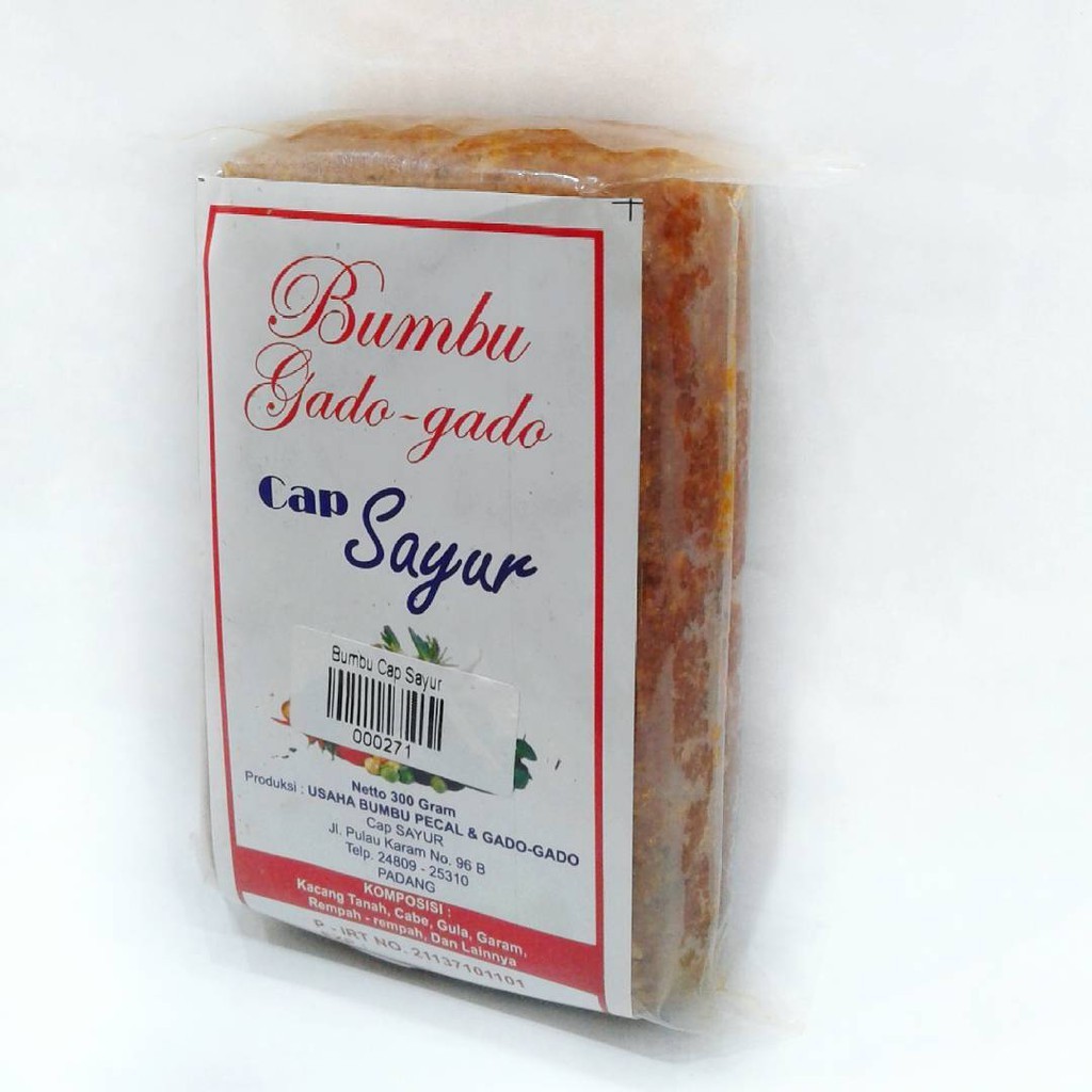 

Bumbu Gado-Gado Cap Sayur 300g Padang