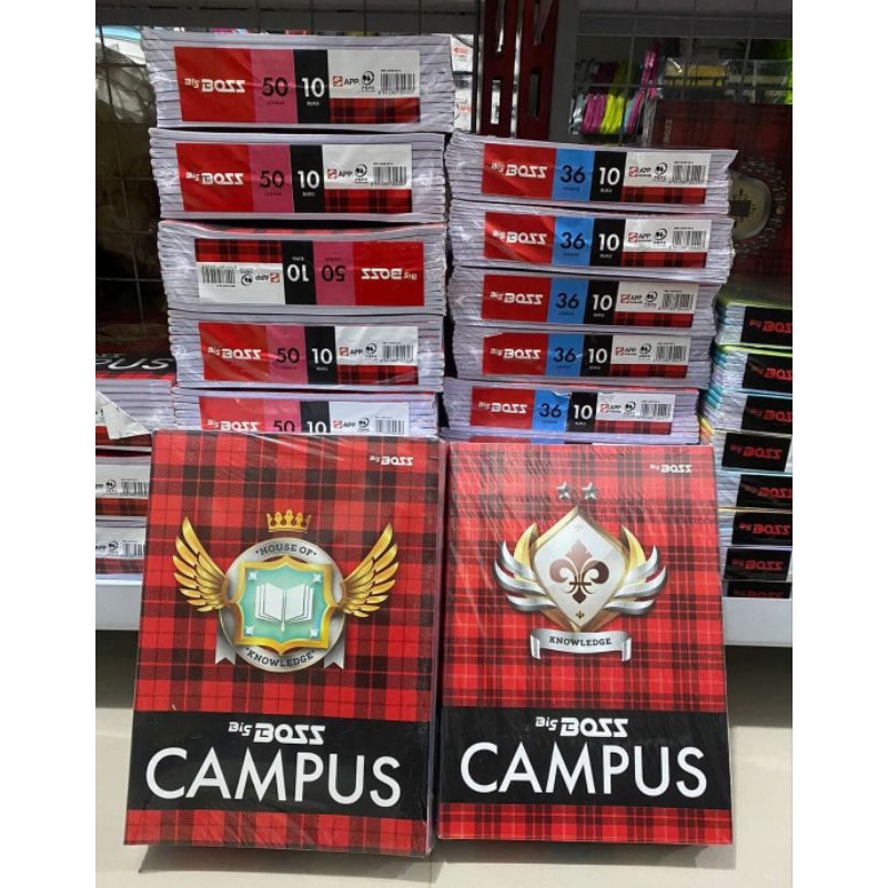 

Buku Tulis CAMPUS BIG BOSS isi 36 Lembar