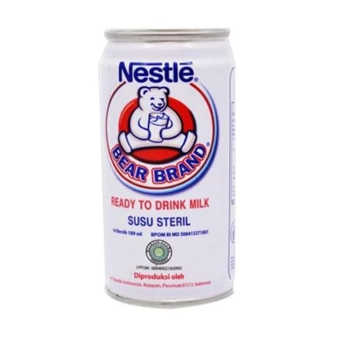 

Bear Brand Ready to Drink Susu Steril 189 ml