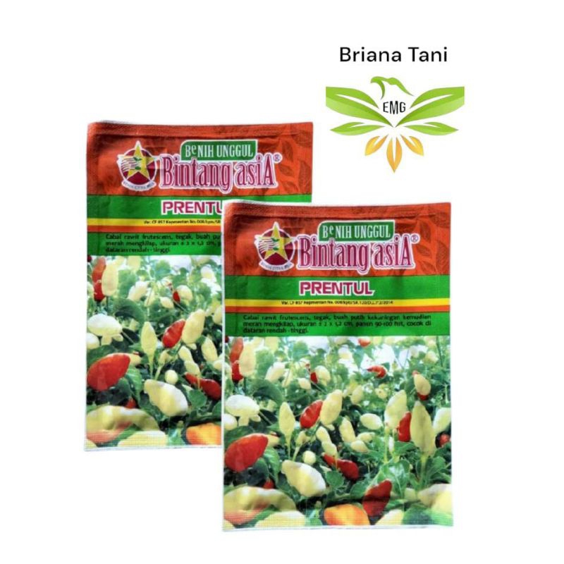 Prentul 10gr Benih Cabe Rawit Bintang Asia Ori 212