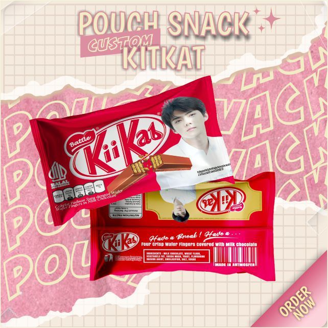 

Snack Pouch Jumbo Custom Kitkat