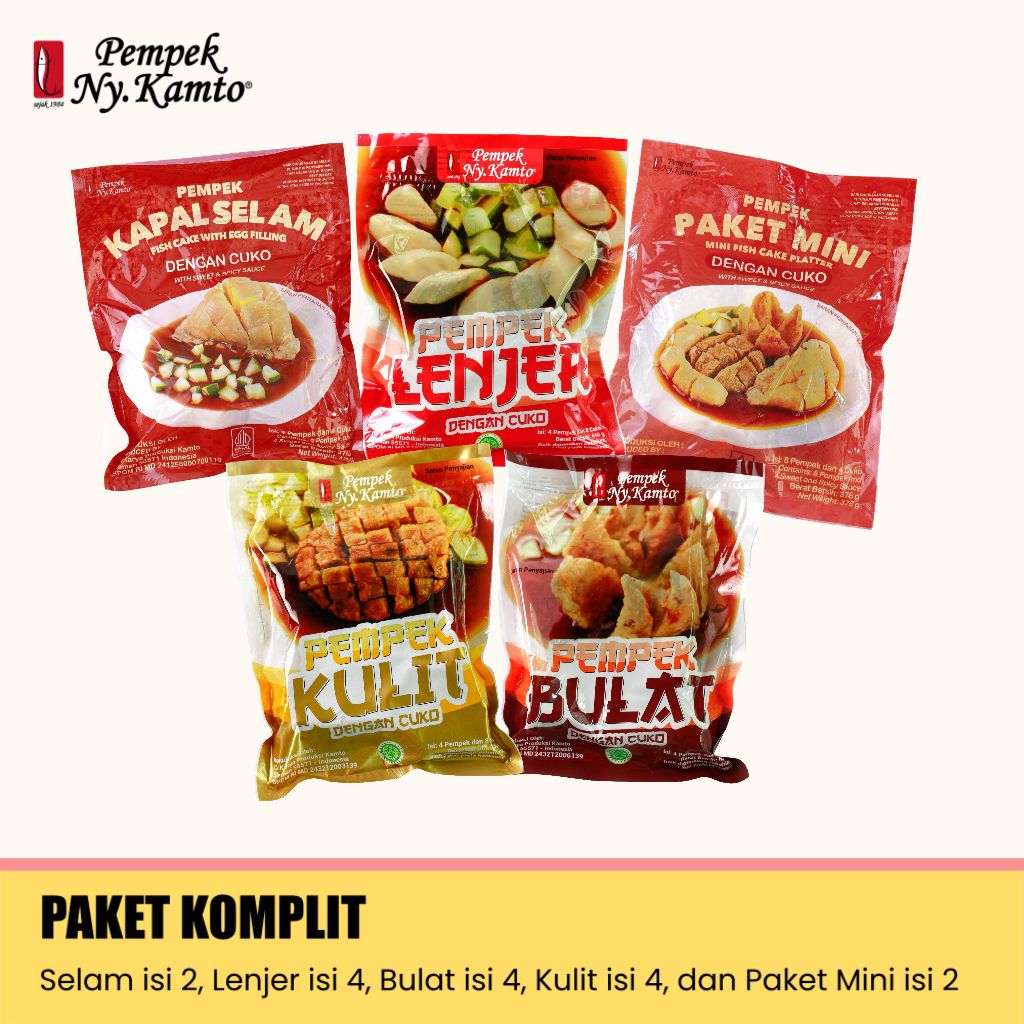 

Pempek Ny. Kamto Pempek Paket Komplit