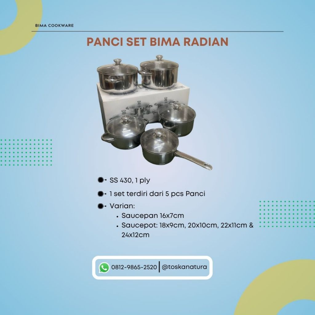 Bima Panci Set Bima Radian