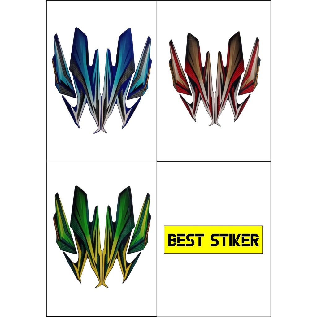 Striping Stiker Yamaha Rx King 2005 | Lis Les Body Rx king Standar 2005 Terlaris dan Termurah