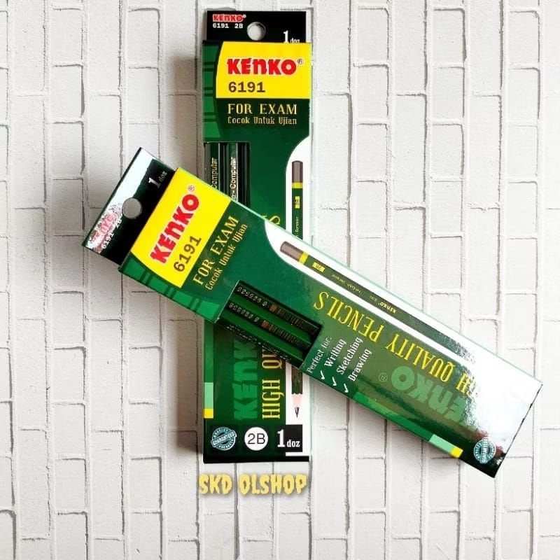 

Pensil KENKO 2B 6191 FOR EXAM ( Isi 12 Pc)