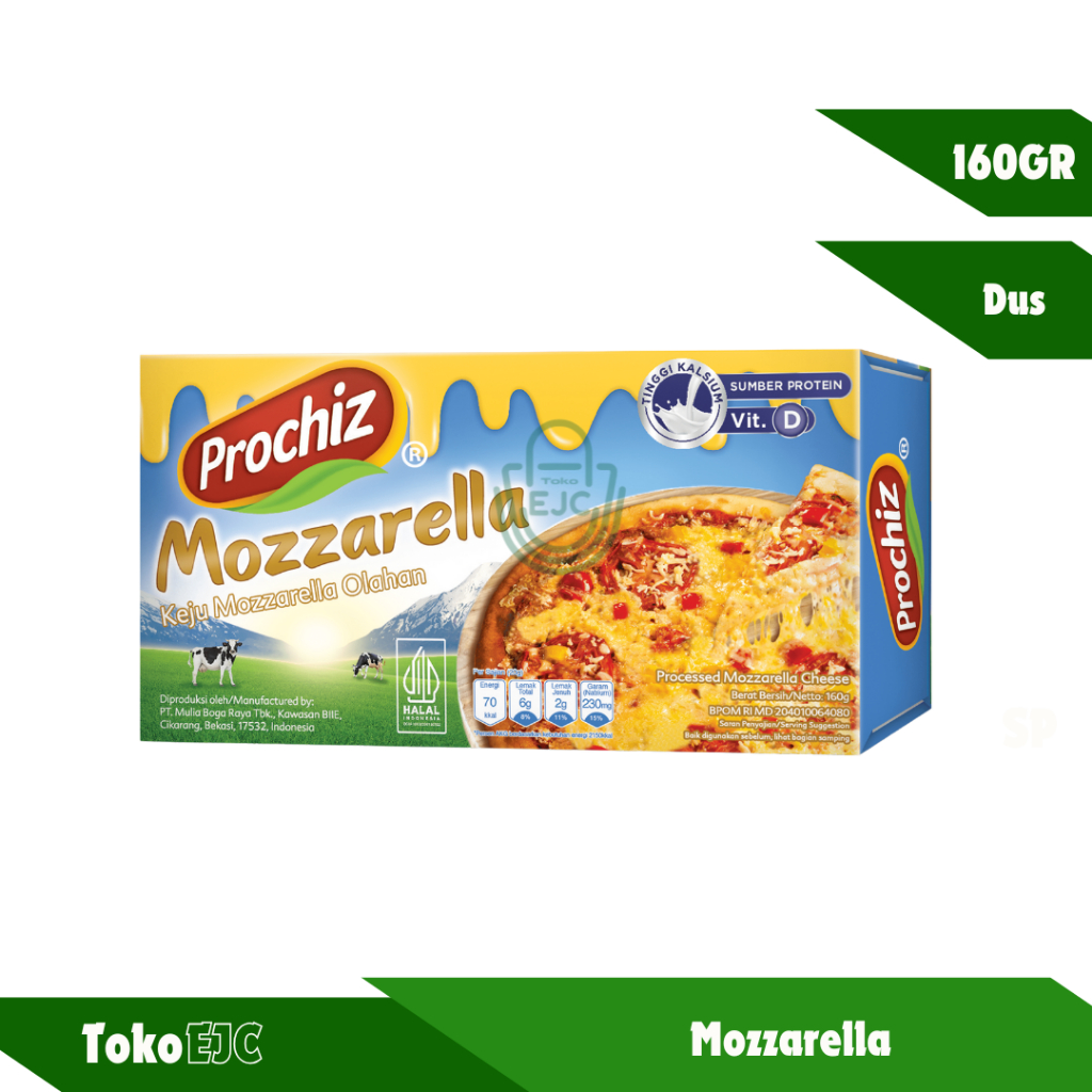 

Prochiz keju mozarella 160gr