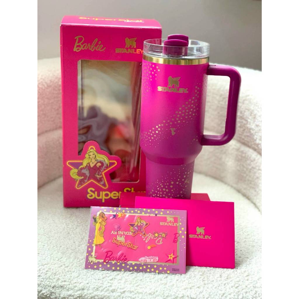 SLY x Barbie 40 oz Tumbler water Bottle Free Sip SLY001