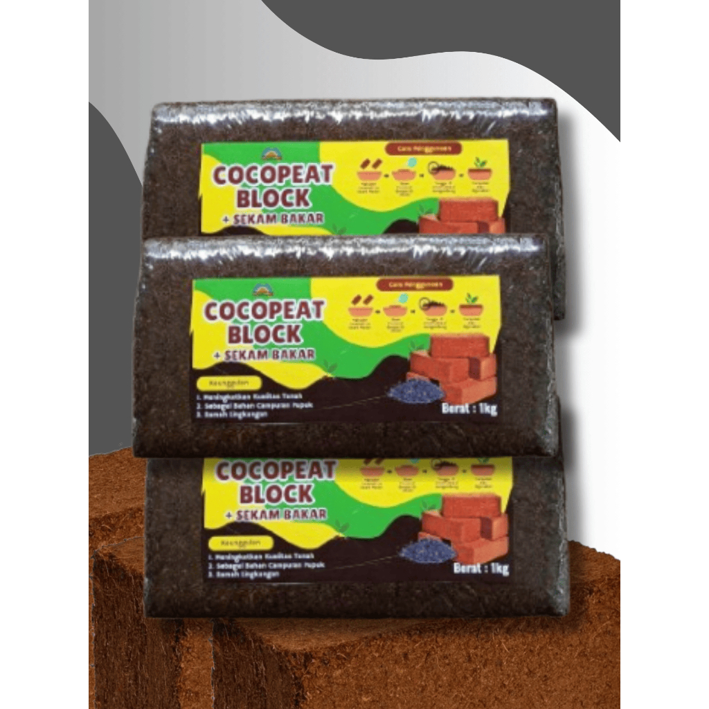 DIJAMIN ASLI  Cocopeat Alas Hamster, Cocopeat Block