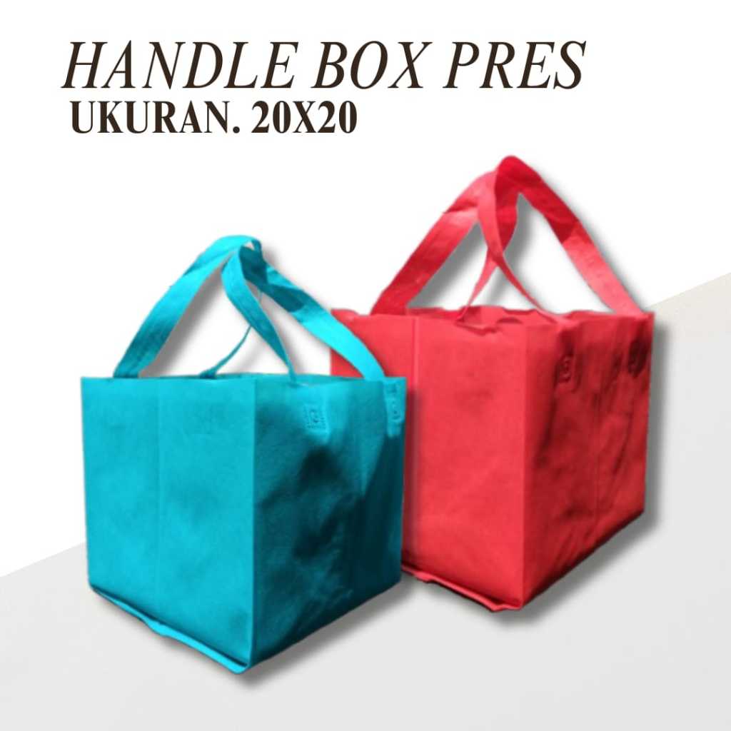 

Sovenir,tas box nasi uk 20 x 20 isi 1 lusin tas hls box nasi/kue box,