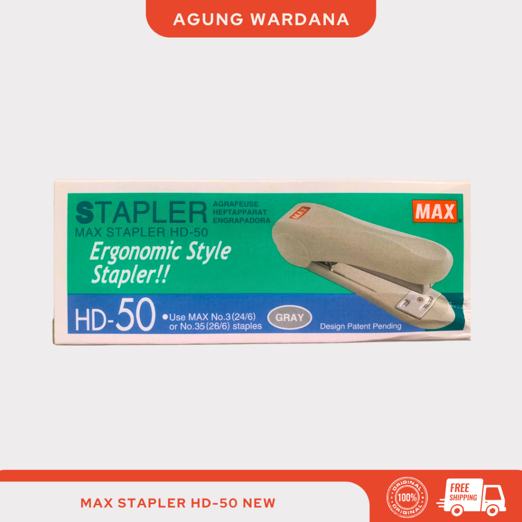 

STAPLES BESAR MAX STAPLER HD-50 NEW NO 3 / NO 35