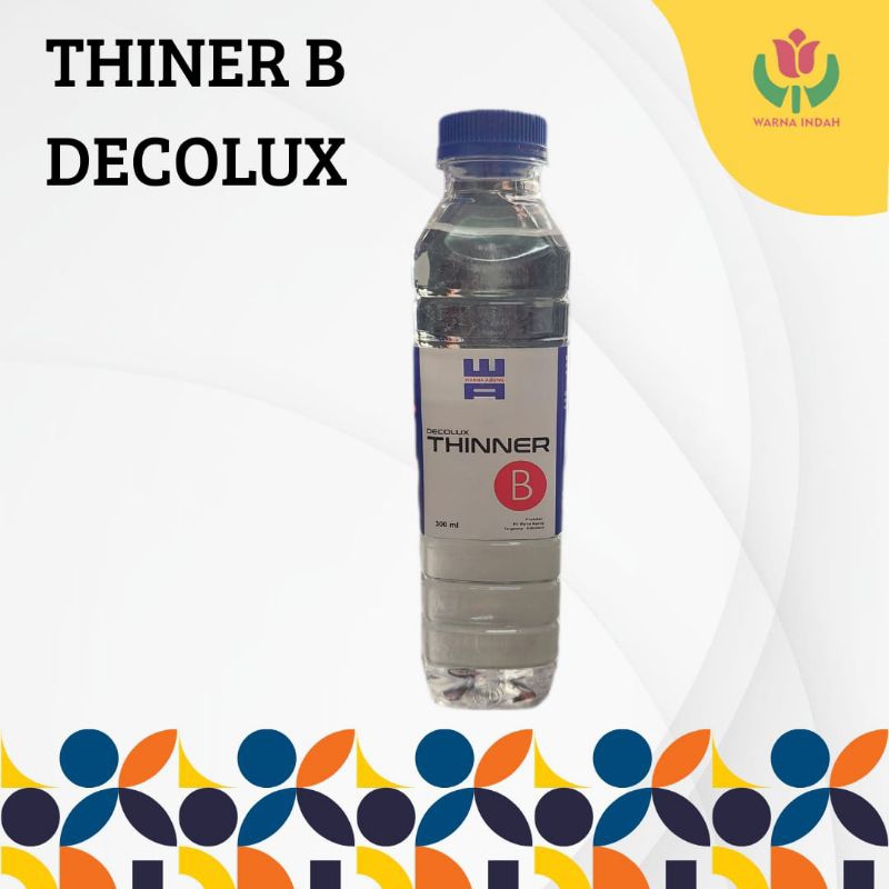 THINNER B DECOLUX/ CAMPURAN CAT KAYU DAN BESI