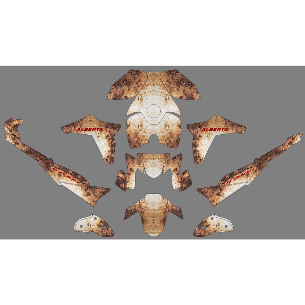 Decal NEW VIXION ADVANCE 2015 full body WARNA HITAM ABU D-D3-051 D-D3-021 D3-037 d3-042