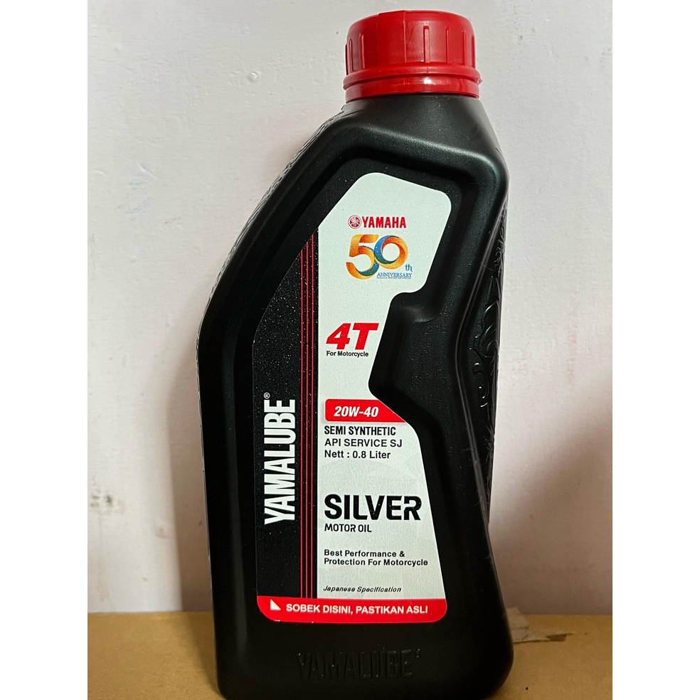 ORI OLI 4T YAMALUBE SILVER 20W-40 800ML untuk motor  bebek