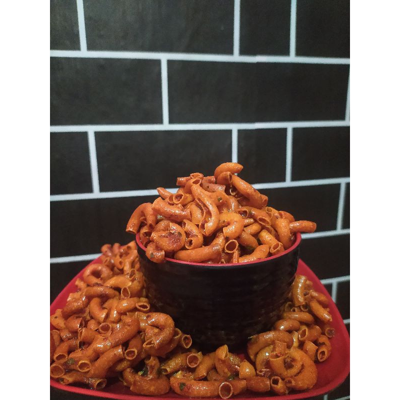 

500gr Makaroni Cikruh Daun Jeruk Gurih Pedas