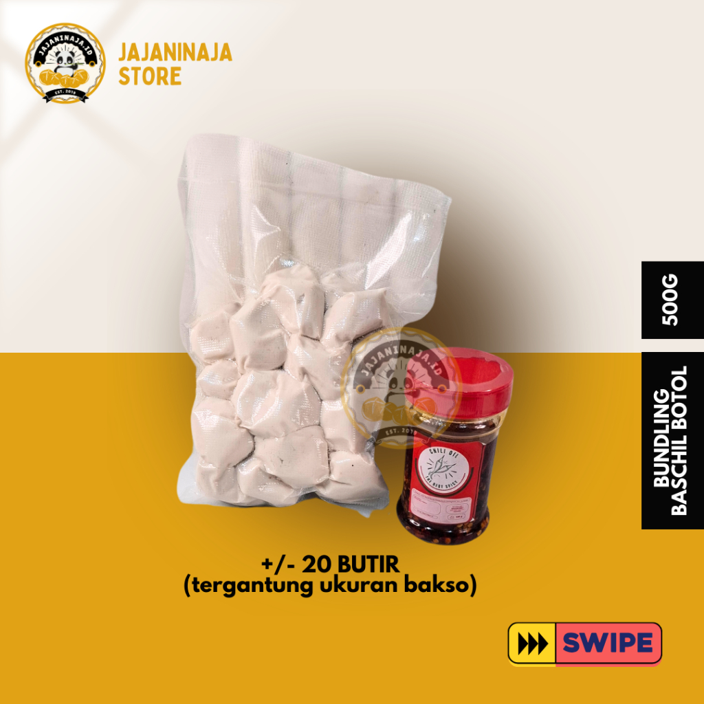 

Bundling Basreng Mentah 500g + Chili Oil Botol 100g