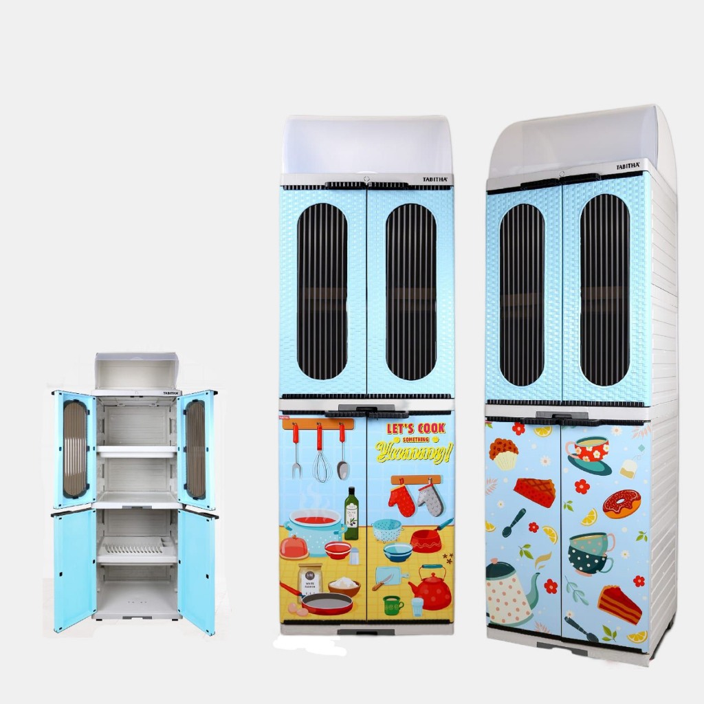 Tabitha Naiba Aneka Model Rak Lemari Piring Lemari Piring Serbaguna - Rak Piring Vienna 3 Susun Vien