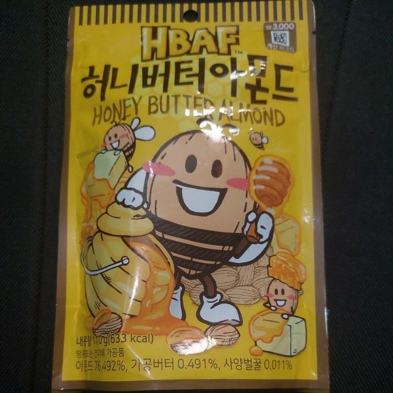 

Kacang Almond Berlapis Madu & Butter Korea 110 gr