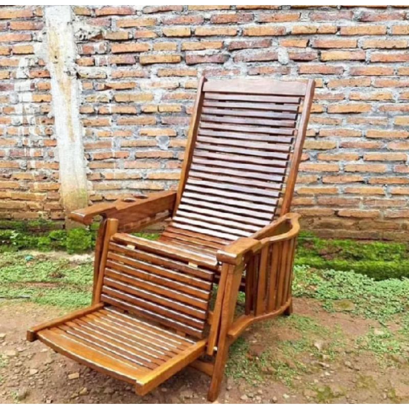 Kursi malas/ kursi malas kayu/kursi malas kayu jati/kursi santai/kursi santai jati/kursi keluarga