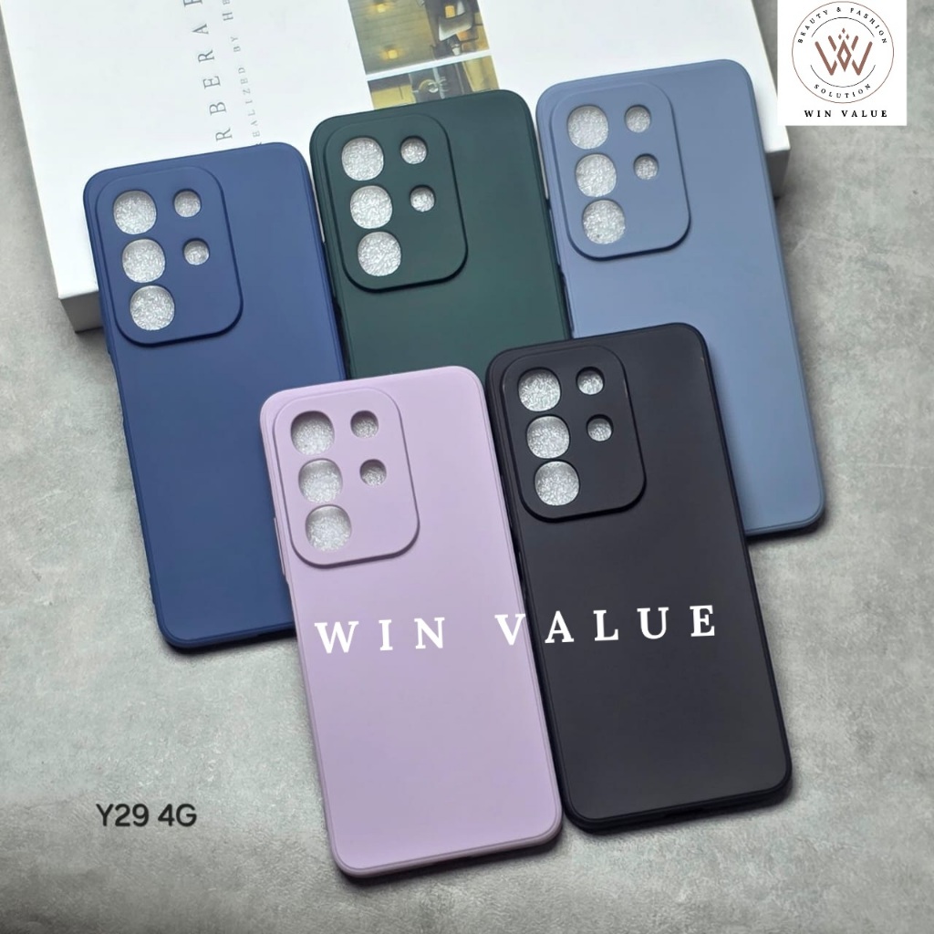 Vivo Y29 4G Macaron Square Edge / Case Liquid Square Vivo Y29 4G