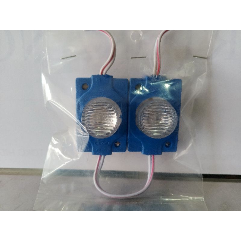Lampu Led Module 1 Mata 24V warna Biru