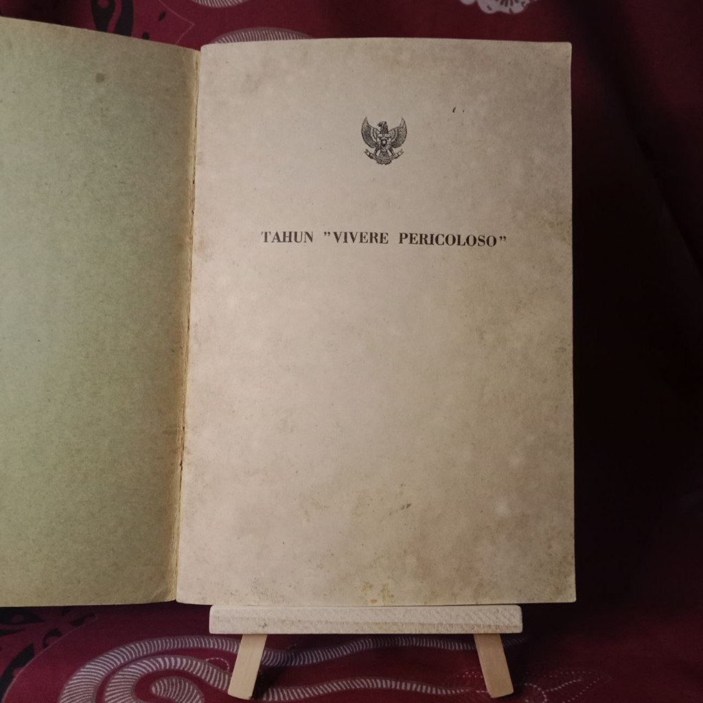 Jual Buku Pidato Presiden Soekarno Tahun Vivere Pericoloso