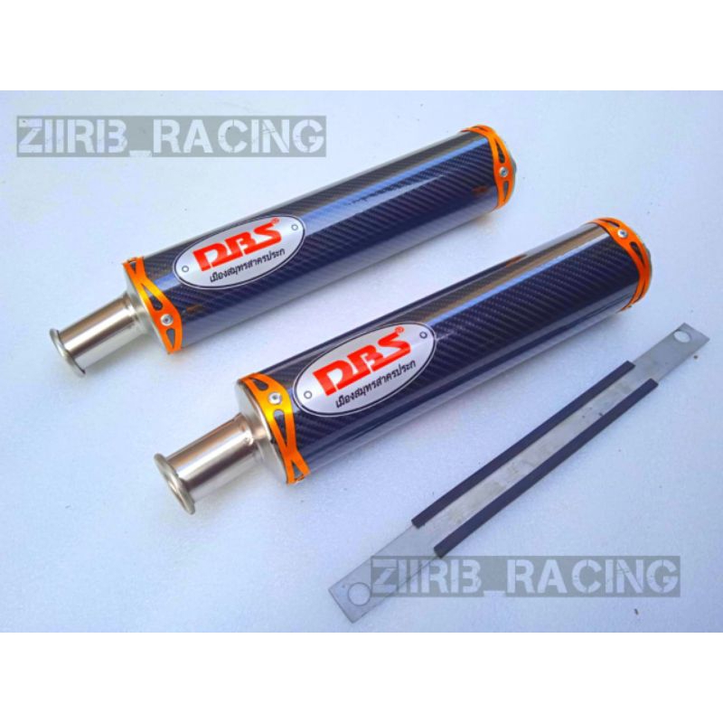DBS Canister 2Stroke Stainless Carbon Type Only - Muffler/Ekzos 2Stroke