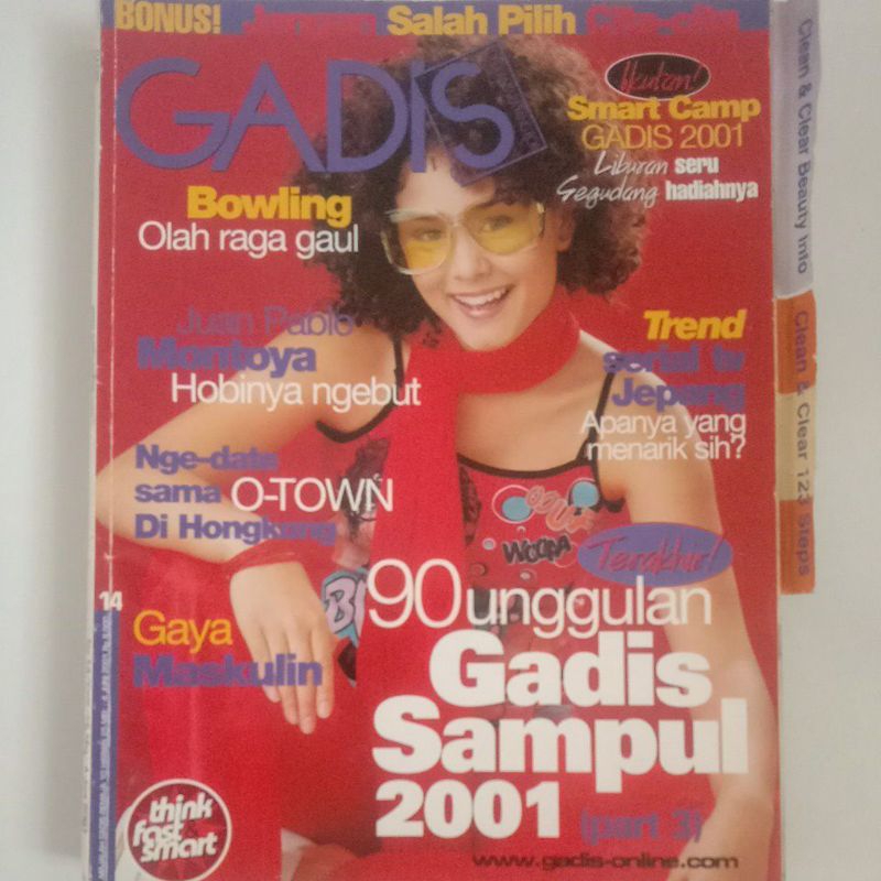 Majalah Gadis Tahun 2001 Cover Rani Josephine Usher