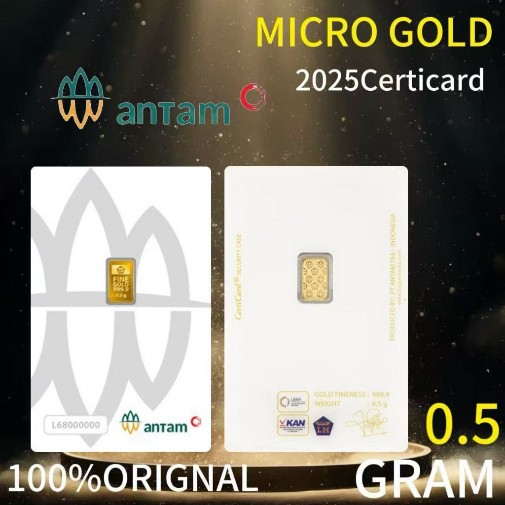 Star Gold Logam Mulia Antam Press ( LM ) 0,5GR 0,5 Gram
