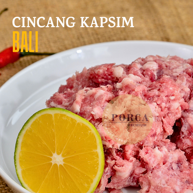 

Cincang Babi Bali Giling Samcan, Kapsim, Loin, Has Dalam 500gr