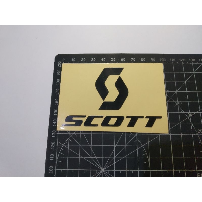 

stiker cutting scott