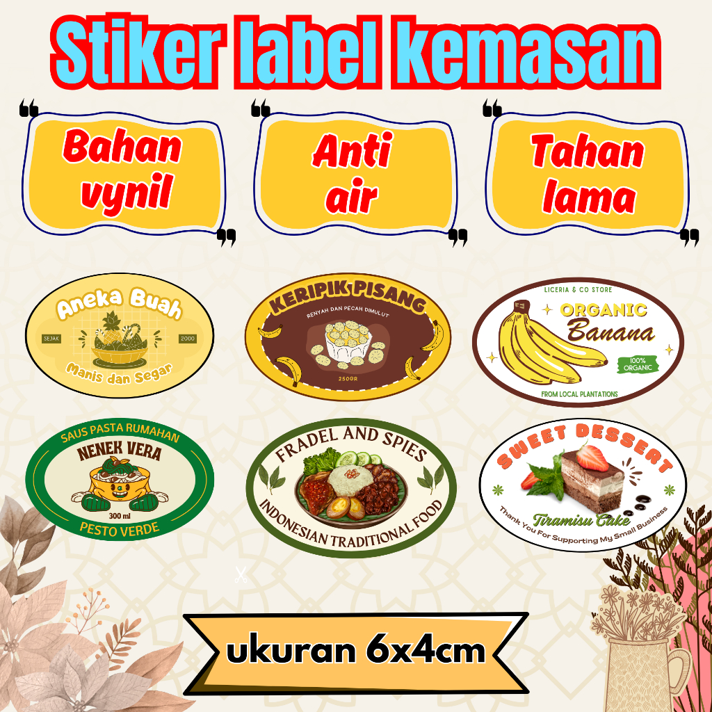

STIKER OVAL | STICKER LONJONG | CETAK STIKER | STIKER LABEL | STIKER LABEL MAKANAN | STIKER CUSTOM I STICKER LABEL MAKANAN CUSTOM| STIKER OVAL MAKANAN