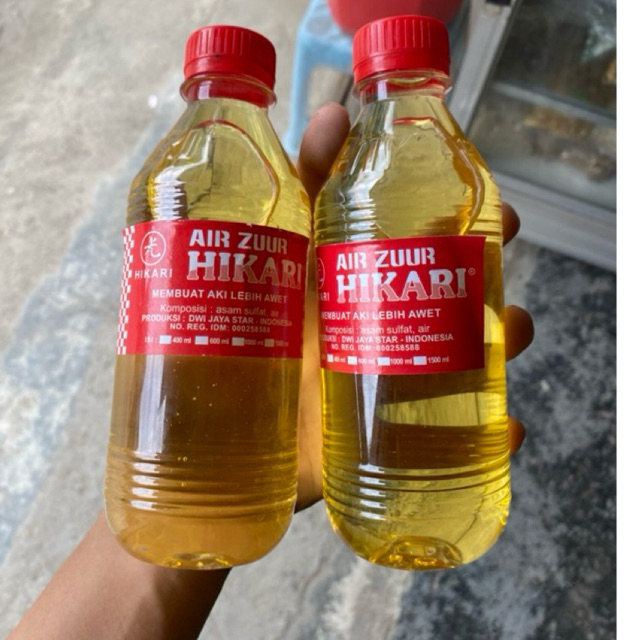 AIR ZUUR HIKARI 400ML MEMBUAT AKI LEBIH AWET