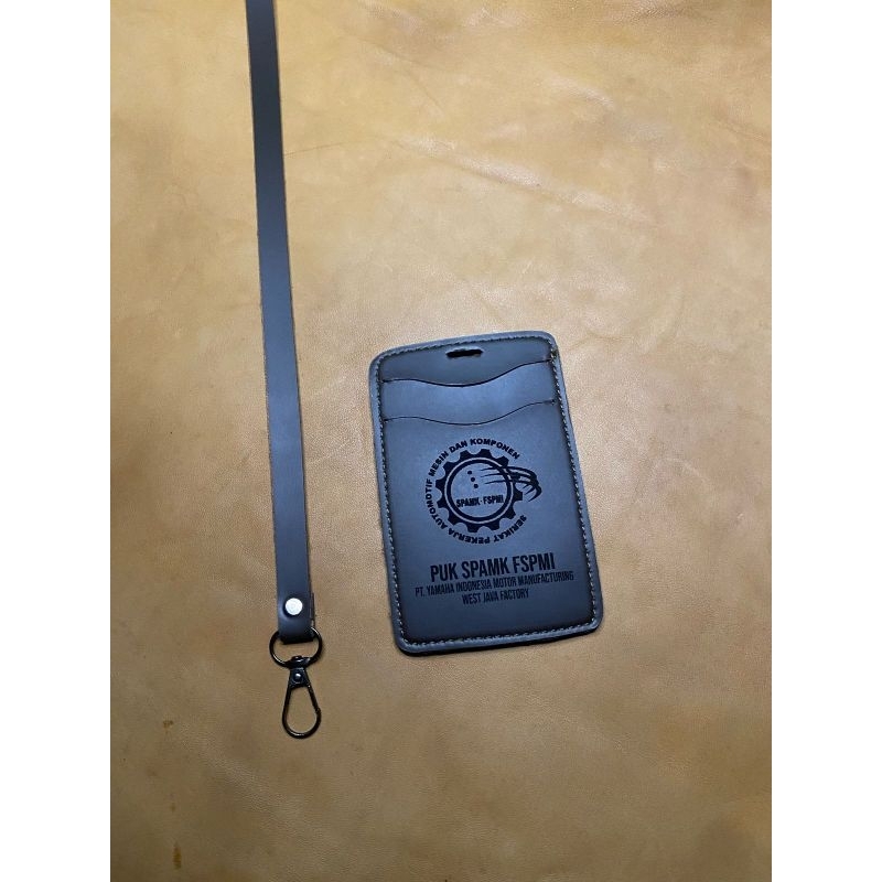 

name tag id card kulit