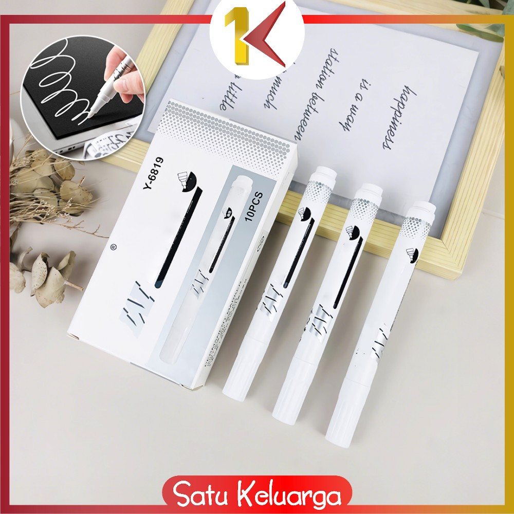

SK-A121 Spidol Putih Pena Graffiti Tinta Permanen Tahan Air Tidak Luntur / Spidol Marker Putih Lukisan Sepidol Waterproof