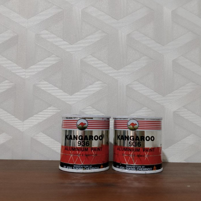 KANGAROO Cat Minyak | Cat Kayu | Cat Besi Perak Silver Kecil Uk 100ml