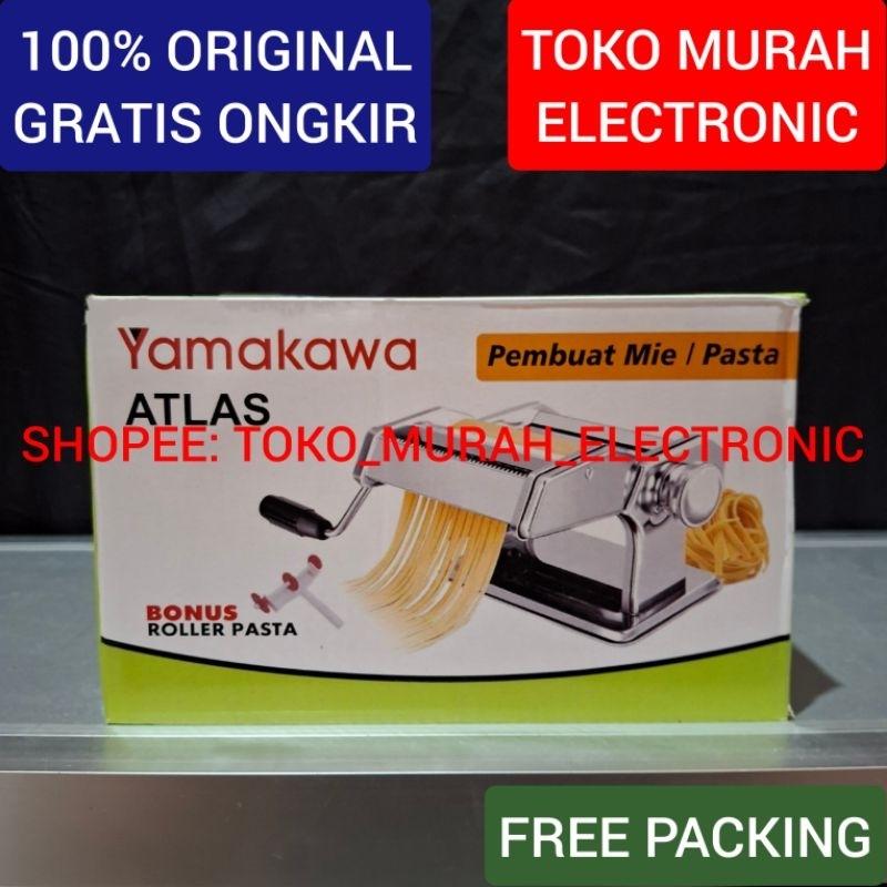TME - Ampia Yamakawa Original Pasta Maker Mesin Manual Giling Mie Molen