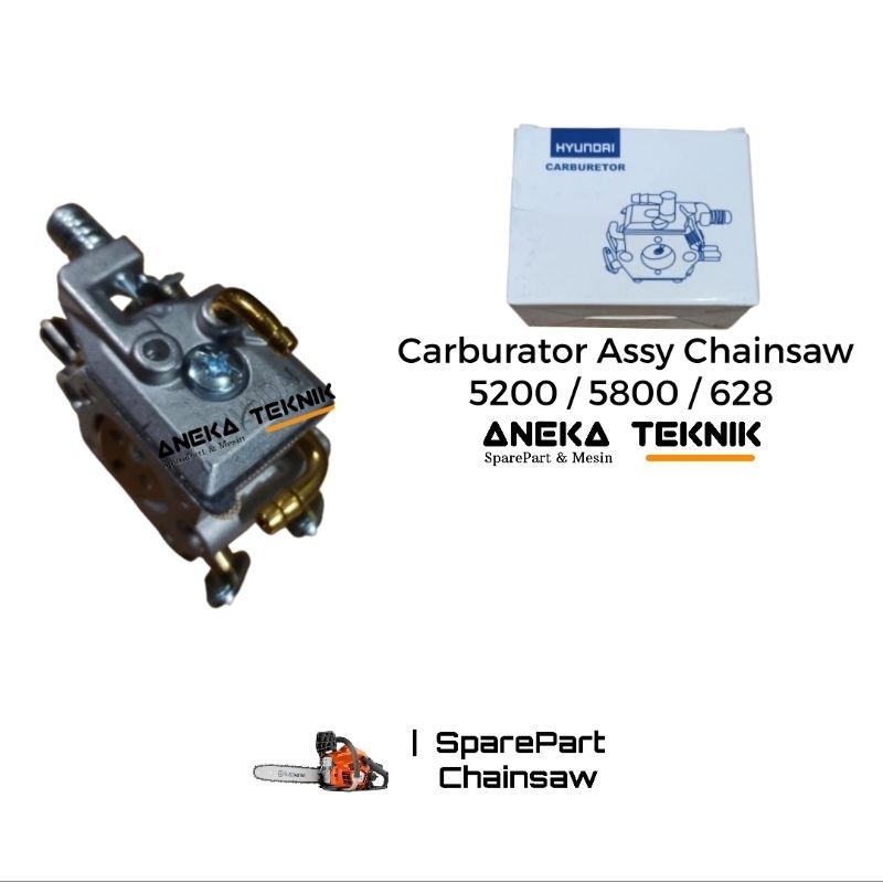 Carburator Karburator Chainsaw Senso Sinso 5200 / 5800 / 5880 / 628 Hyundai