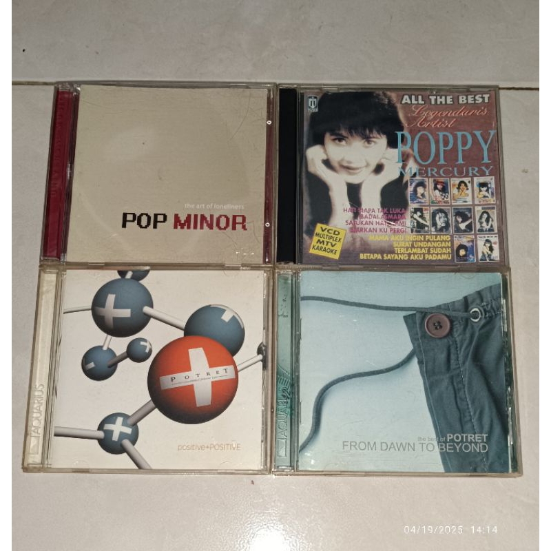 cd & vcd Indonesia POP MINOR-THE Art Of Loneliness (2) / POPPY MERCURY-All The Best Legendaris Artis